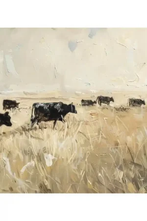 Nouvel Arrivage Affiche - Vaches Pâturant