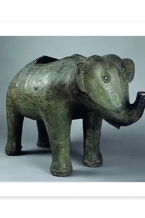 Zun en forme d'éléphant (affiches d'art) Super Prix