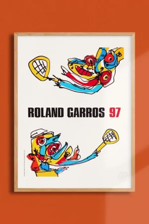 Achat Immédiat Roland-Garros 2025 poster by Marc-Antoine MATHIEU