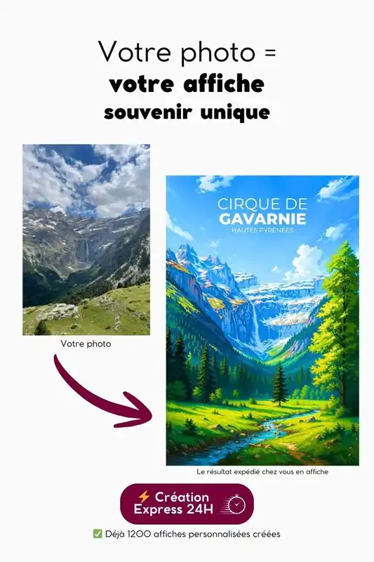 Affiche personnalisée à partir de votre photo Affaire À Saisir
