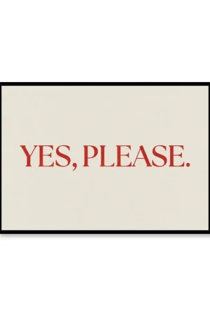 Yes, Please, Poster Acheter Direct
