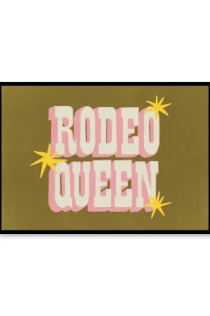 Quantité Limitée Queen of the Rodeo, Poster