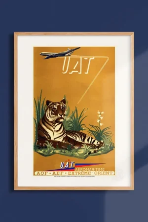 Acheter En Ligne Air France poster - A linha rapida e segura