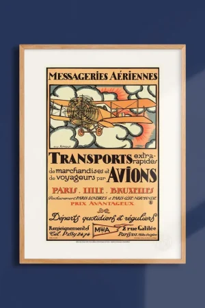 Acheter En Ligne Air France poster - A linha rapida e segura