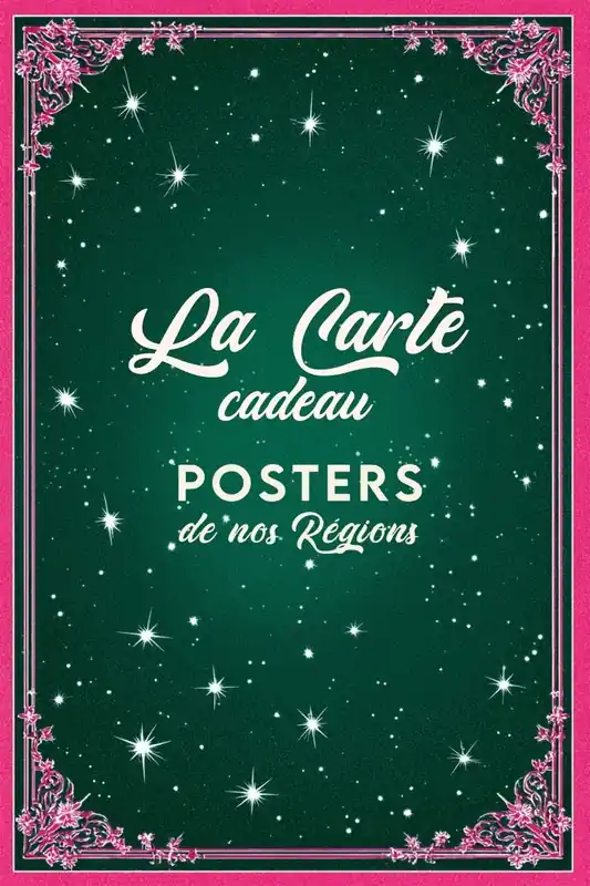 Carte Cadeau Posters De Nos Régions Quantité Limitée