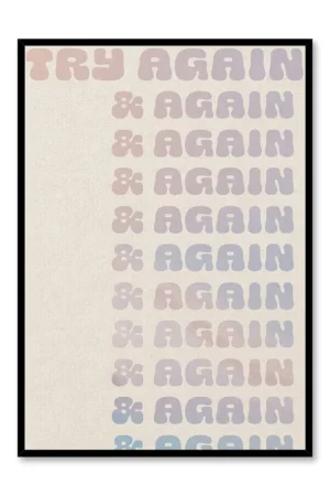 Achat Immédiat Try Again, Poster