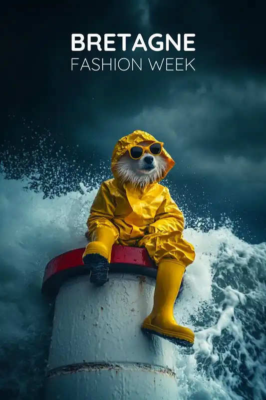 Acheter Direct Affiche Bretagne Fashion Week - Tendance drole
