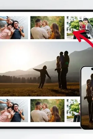 'Affiches Personnalisées - Téléchargez vos propres images - 7 Photos Carré' Certifié