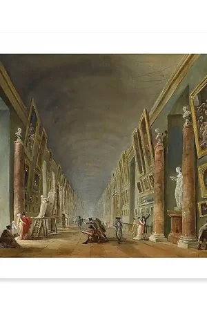 La Grande Galerie, entre 1801 et 1805 (affiches d'art) Bon Plan