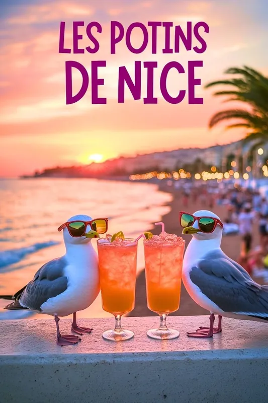 Achat Immédiat Affiche rigolote - Les Potins de Nice