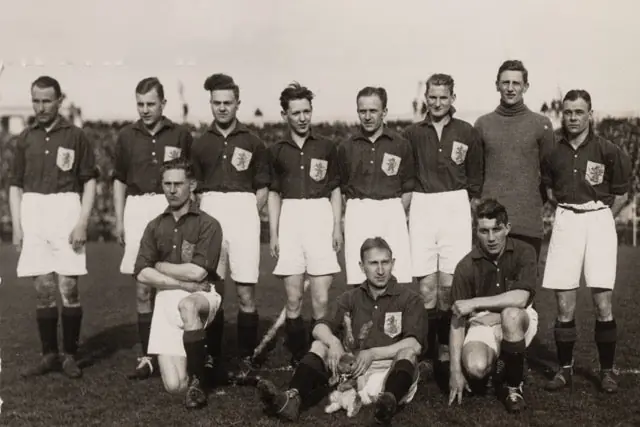 Promotion Saisonnière Dutch National Team vs. Belgium 1927 (2-0)
