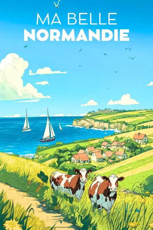 Affiche Poster Mer Normande Soldes