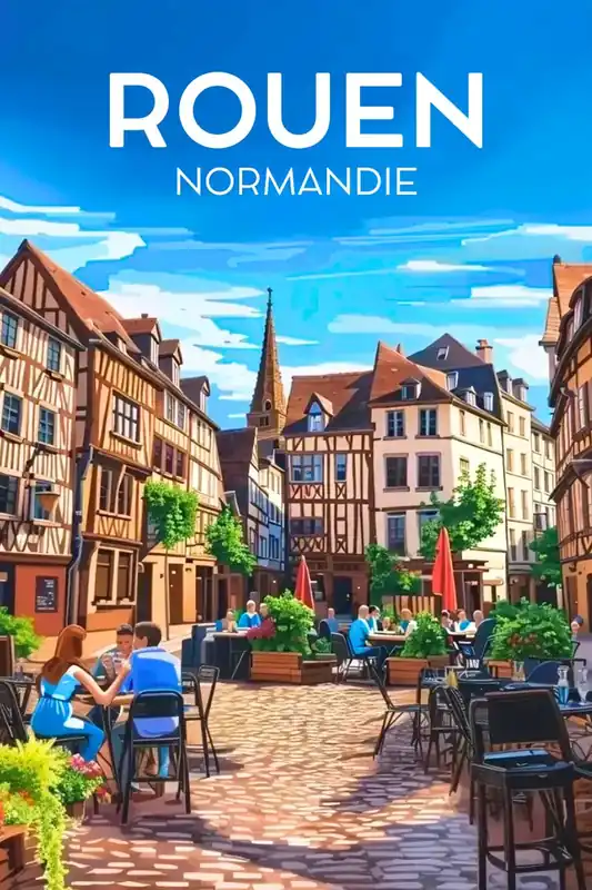Must-Have Affiche Poster Rouen Vintage