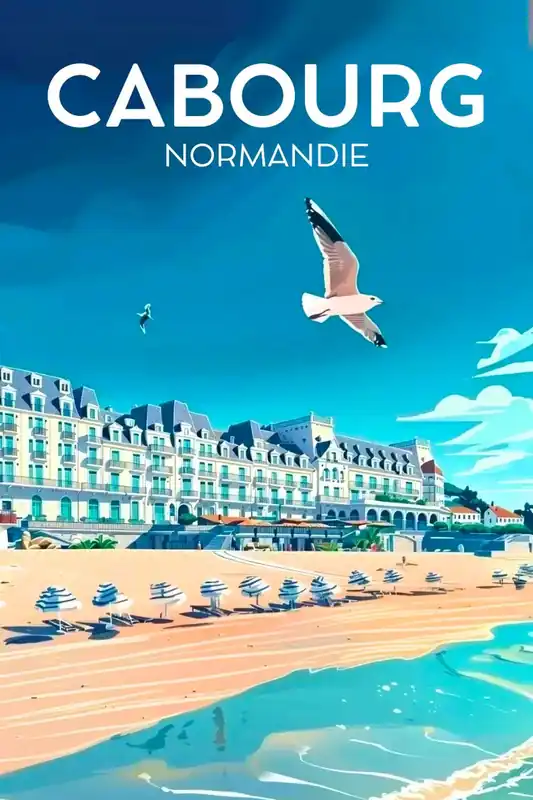 Achetez Aujourd’hui Affiche Poster Cabourg Normandie Vintage