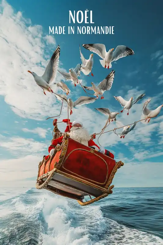 Achat Immédiat Affiche Noël Made In Normandie