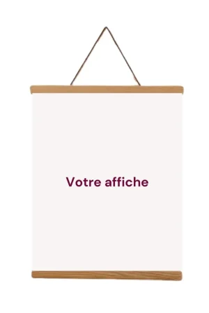 Must-Have Porte affiche magnétique - Acajou intense