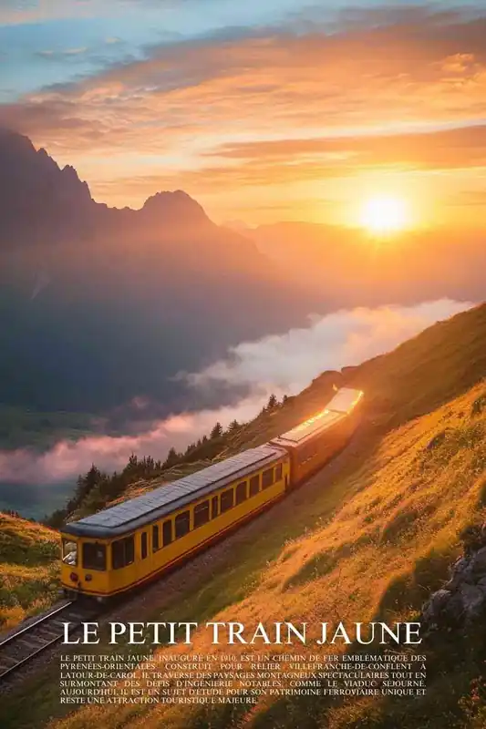 Acheter Direct Affiche Pyrénées - Lever du jour