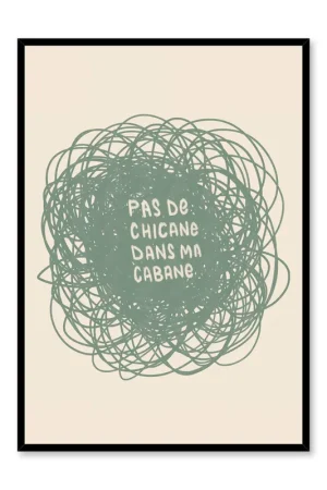 Achat Immédiat No Fighting Zone, Poster