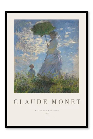 Woman with a Parasol, Poster Authentique
