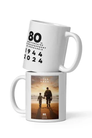 Mug 80 ans du débarquement Retour Gratuit