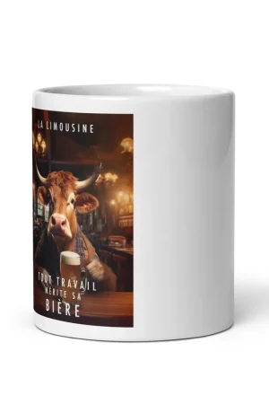 Offre Limitée Mug Limousine - Tout travail mérite sa bière