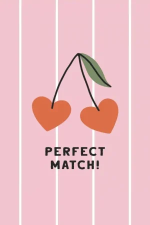 Achat Immédiat Affiche - Design Cerise Parfait