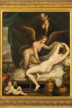 Nouveauté Vénus et Cupidon, XIXe siècle.  École Française