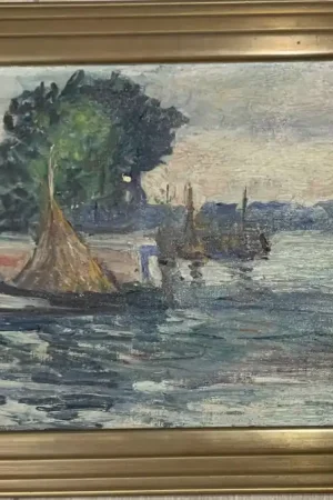Paul Petit Peintre Lorrain Bord De Mer Promotion Saisonnière