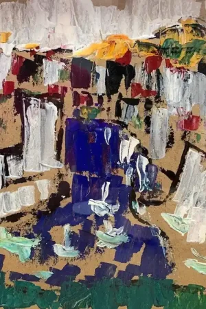 Yves BERGOUGNAN (1924-2006) "Vieux Port Marseille" 1973 Certifié