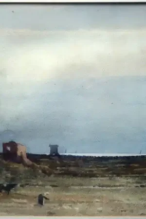 "BORD de MER, ITALIE" par Paul.F.L.COULON vers 1870/80 Achat Immédiat