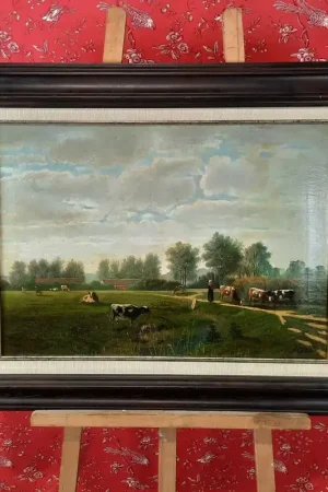 "Albert Caullet" Le troupeau de vaches. Satisfait Ou Remboursé