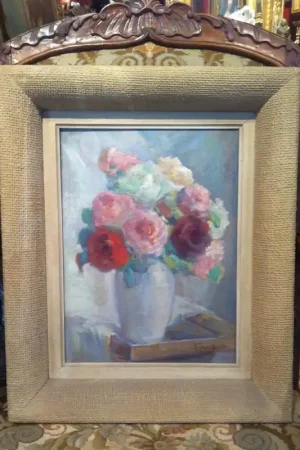 "Bouquet de Roses dans un Vase" par Mathilde Frances Meilleure Vente