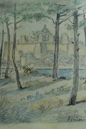 "CALVI " 6 Dessins de Gustave ALAUX ...CORSE 1942 Haute Qualité