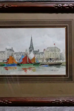Jusqu’à Épuisement Des Stocks Marcel Jacquier-Aquarelle "Le Pouliguen"