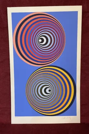Remise Sérigraphie "Oerveng cosmos" VASARELY