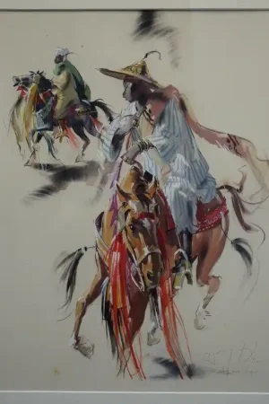 "CHEF d'ETHNIE" par Guy HUZE ...TOGO vers 1950 Solde