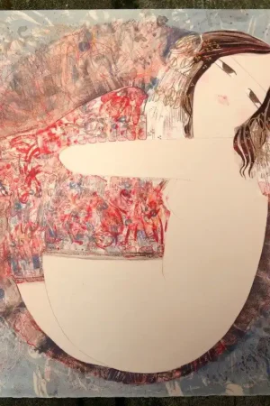 "FEMME " Lithographie par DARIUSH MOHAJER (Iranien) Affaire À Saisir