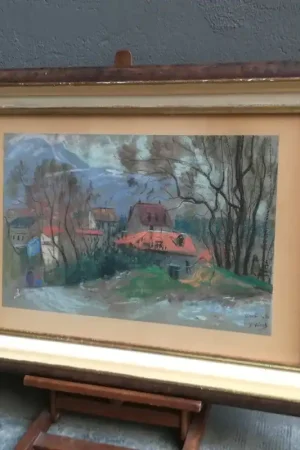 Yvonne Vicat Pastel 1930 Vente Directe