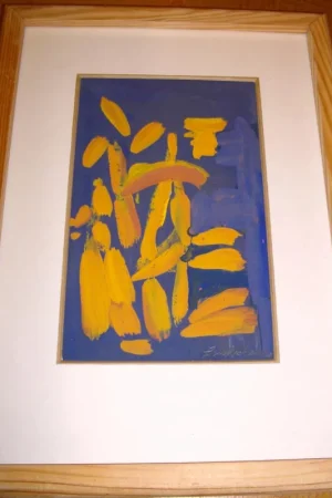 Zoubtchenko Catherine ( 1937 ) Gouache Abstraite 1962 Retour Gratuit